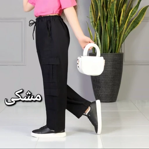 شلوار بچگانه کارگو راحتی بنگال کتان کش از 2 تا 12 سال( سایز 50 تا 90) در 7 رنگ