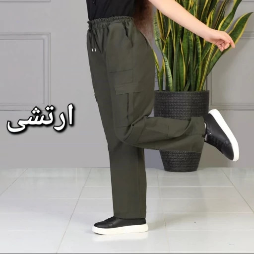 شلوار بچگانه کارگو راحتی بنگال کتان کش از 2 تا 12 سال( سایز 50 تا 90) در 7 رنگ